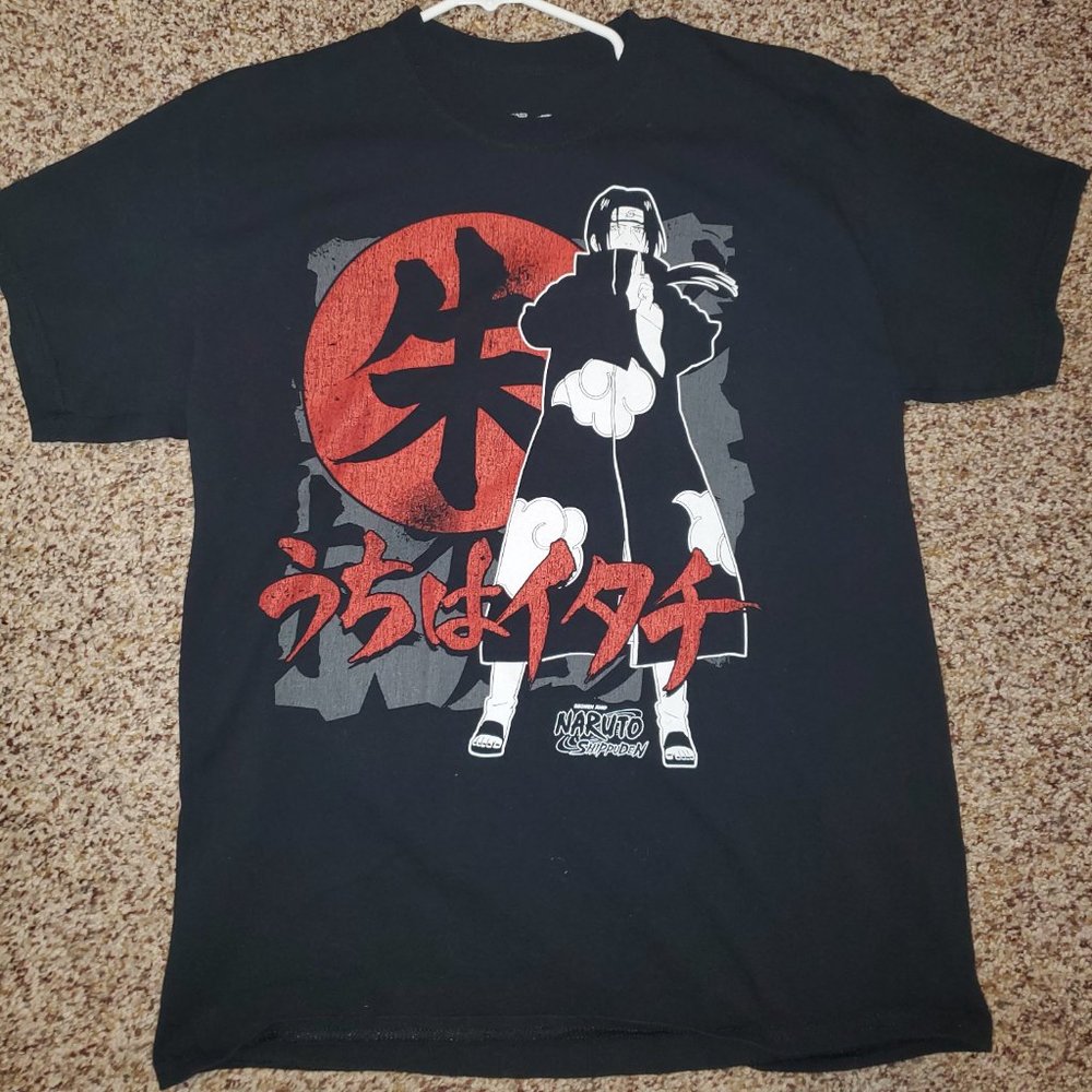 Womens Naruto Black Tshirt